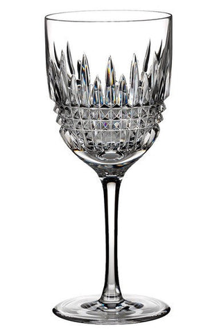 LISMORE DIAMOND LEAD CRYSTAL WHITE WINE GLASS