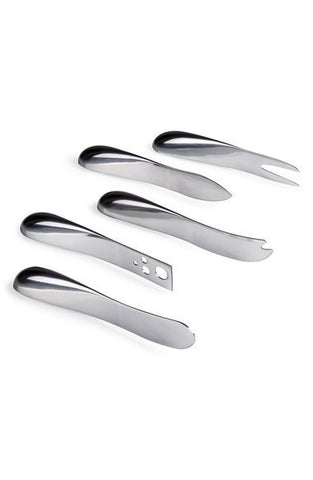 QUINTET 5-PIECE STAINLESS STEEL CHEESE TOOLS SET