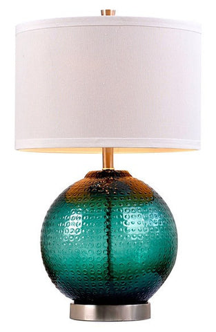 JALEXANDER JADE GLASS TABLE LAMP