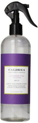 CALDREA LINEN AND ROOM SPRAY, LAVENDER PINE, 16 FLUID OUNCE (PACK OF 2)