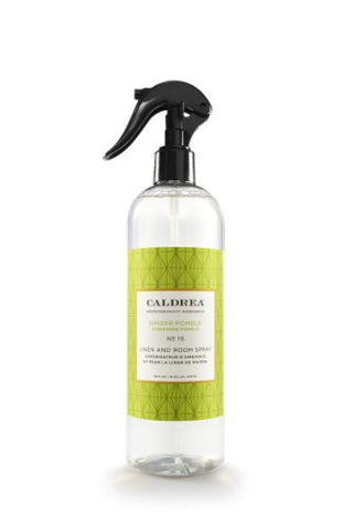 CALDREA LINEN AND ROOM SPRAY, GINGER POMELO, 16 FLUID OUNCE (PACK OF 2)