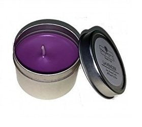LAVENDER ALL NATURAL SOY WAX AROMATIC CANDLE - BY TALBOTT TEAS - AROMATHERAPY SCENTED CANDLE