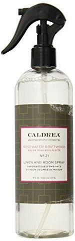 CALDREA LINEN AND ROOM SPRAY, ROSEWATER DRIFTWOOD, 16 OUNCE