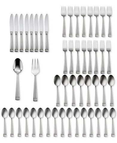 ONEIDA AMSTERDAM 50-PC FLATWARE SET, SERVICE FOR 8, A MACYS EXCLUSIVE