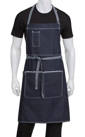 CHEF WORKS BRONX BIB APRON (AB041)