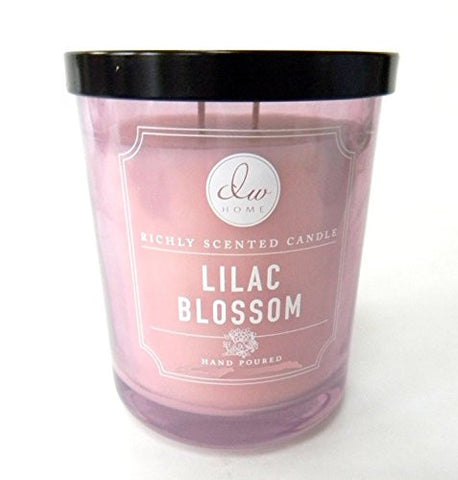 LILLAC BLOSSOM RICHLY SCENTED CANDLE SMALL SINGLE WICK HAND POURED FROM DW HOME 4 OZ