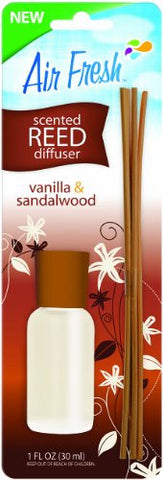 AIR FRESH REEDS, VANILLA AND SANDALWOOD