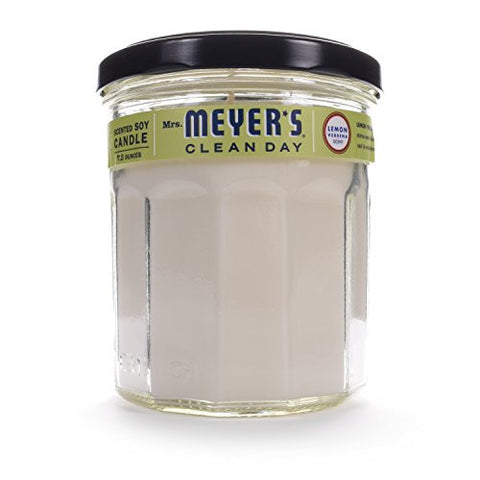 MRS. MEYER'S CLEAN DAY SOY CANDLE, LEMON VERBENA, 7.2 OZ