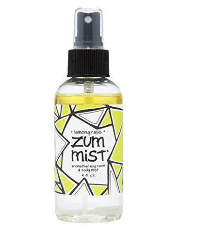 INDIGO WILD ZUM MIST AROMATHERAPY SPRAY, LEMONGRASS, 4 FLUID OUNCE