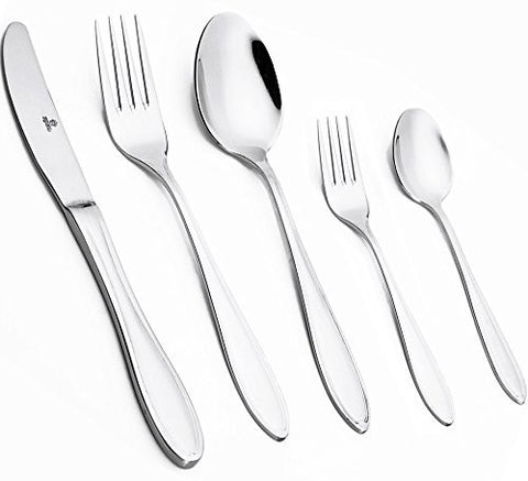ROYAL STAINLESS STEEL MIRROR POLISHED FLATWARE SET (20-PIECES)