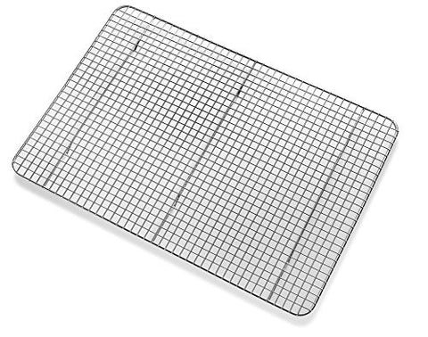 TOP RATED BELLEMAIN COOLING RACK - BAKING RACK , CHEF QUALITY 12 INCH X 17 INCH - TIGHT-GRID DESIGN, OVEN SAFE, FITS HALF SHEET COOKIE PAN