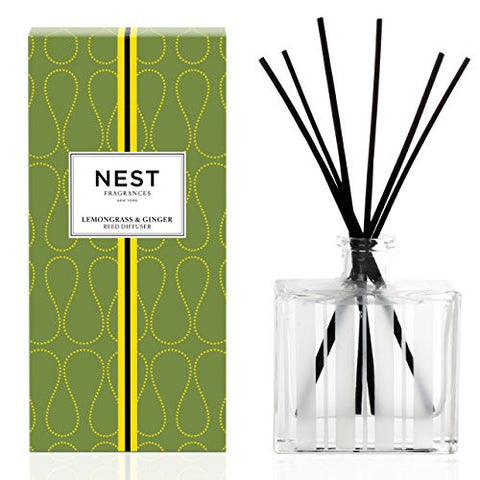 NEST FRAGRANCES REED DIFFUSER-LEMONGRASS & GINGER , 5.9 FL OZ