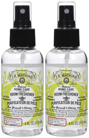JR WATKINS ROOM SPRAY 4OZ ALOE GREEN TEA (PACK OF 2)