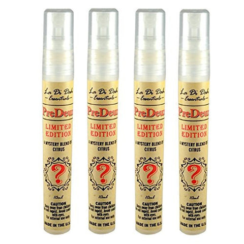 PREDEUX BEFORE YOU GO NO.2 TOILET SPRAY-LIMITED EDITION 4 PACK TRAVEL POOP SPRAY
