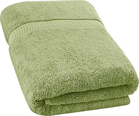 UTOPIA TOWELS SOFT COTTON MACHINE WASHABLE EXTRA LARGE (35-INCH-BY-70-INCH) BATH TOWEL, SAGE GREEN